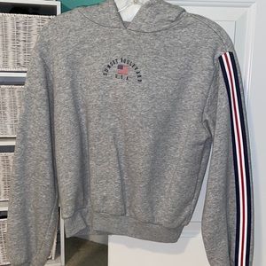 H&M cropped sunset Blvd hoodie